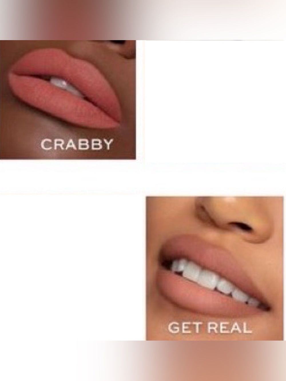 Jaclyn Cosmetics Poutspoken Liquid Lipstick: Crabby & Get Real